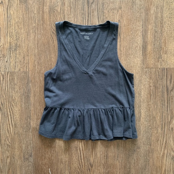 American Eagle Crop Peplum Tank - Picture 3 of 5